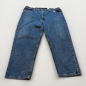 Vintage Levis 545 Mens 48x30 Loose Fit Brown Tab 100% cotton Made In USA